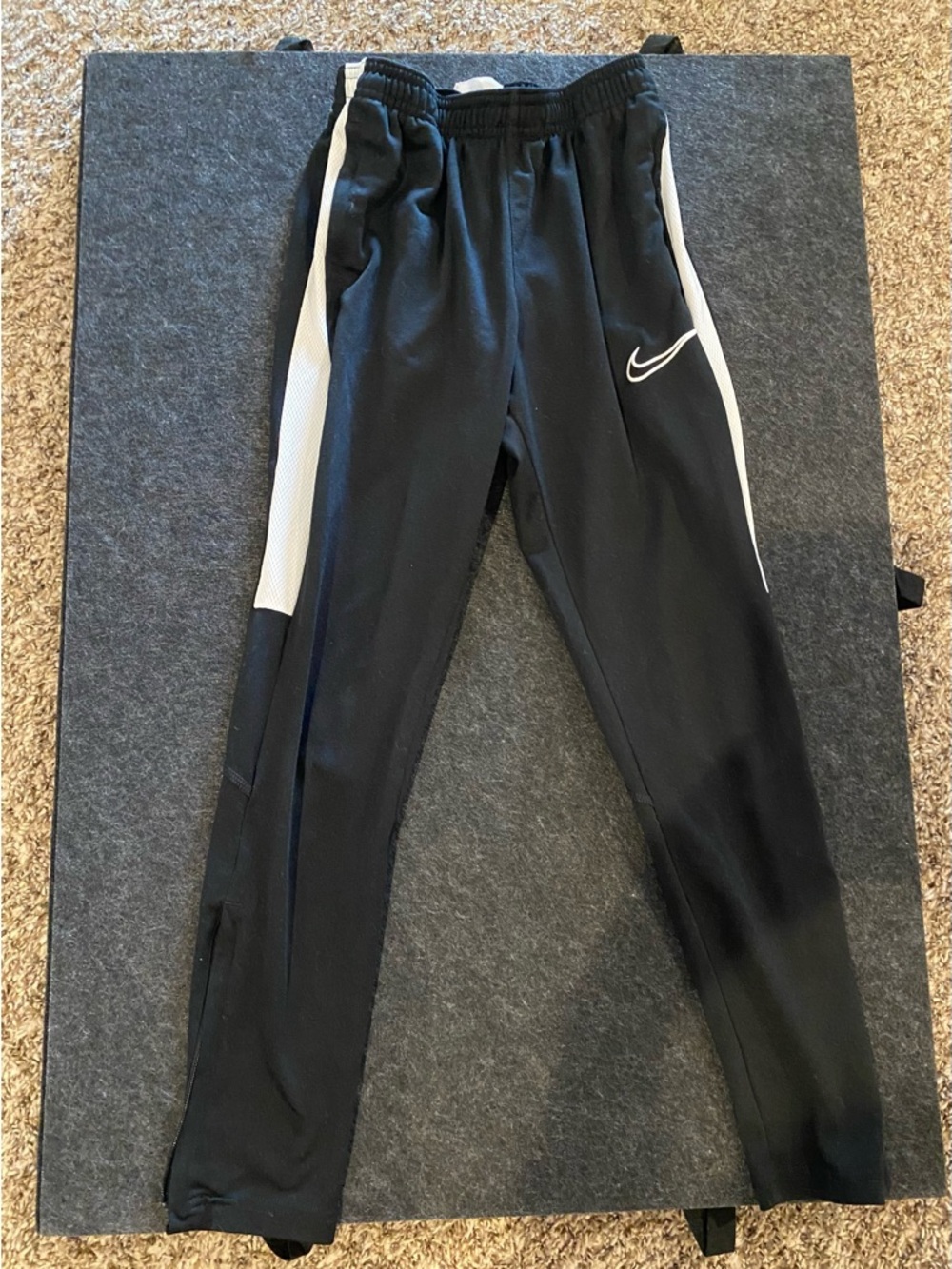 Nike Black Dri-FIT Elastic Waist Athletic Pants